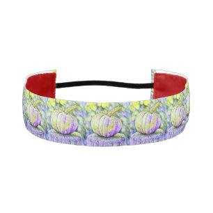 Cinta Para La Cabeza Calabazas de otoño vintage colores de otoño acuare