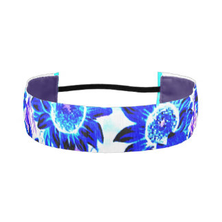 Cinta Para La Cabeza Cambiar el color azul girasol