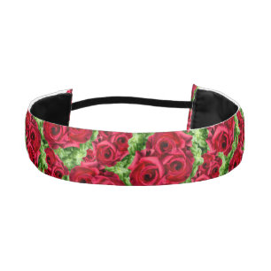 Cinta Para La Cabeza Camino Rojo Camino Flor Garland
