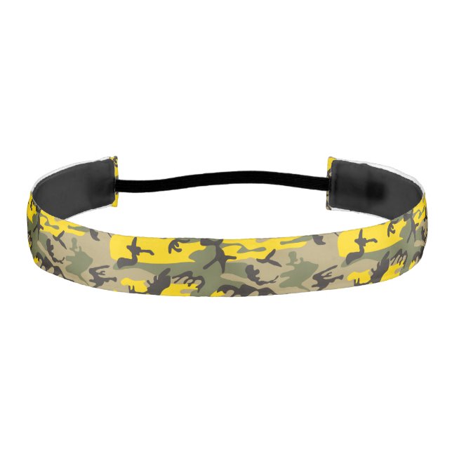 Cinta Para La Cabeza Camuflaje amarillo y verde, ejército, ejército (Anverso)