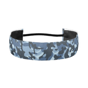 Cinta Para La Cabeza Camuflaje azul