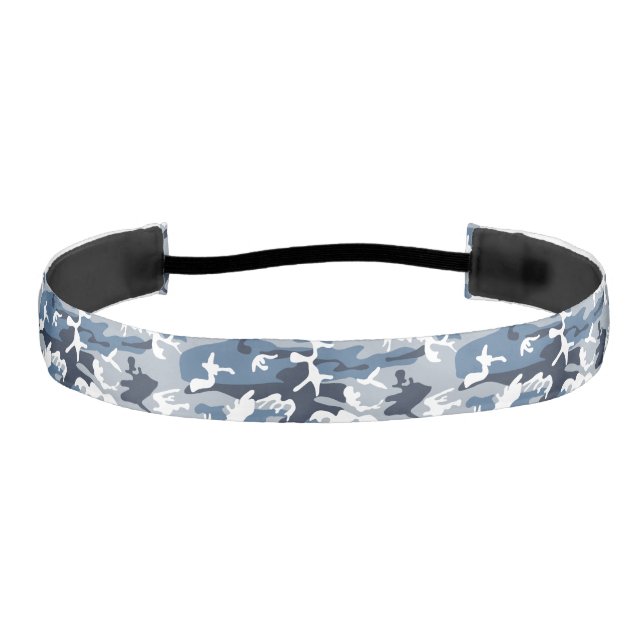 Cinta Para La Cabeza Camuflaje azul de nieve en invierno, ejército (Anverso)