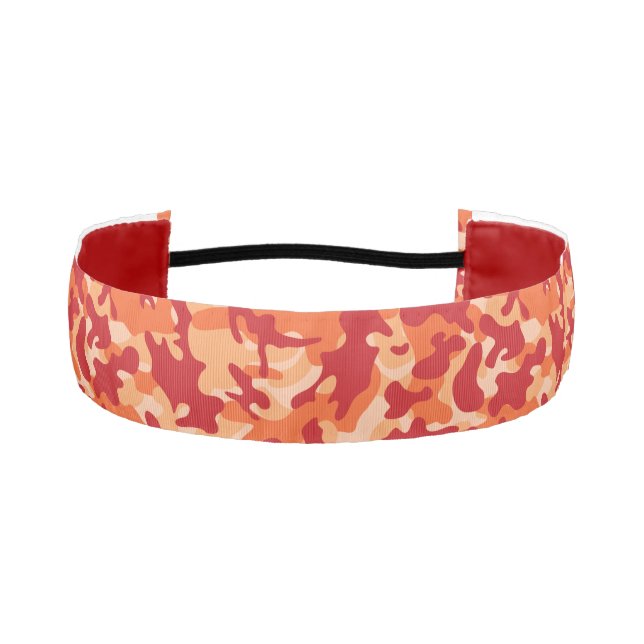 Cinta Para La Cabeza Camuflaje de lava de albaricoque   (Anverso)