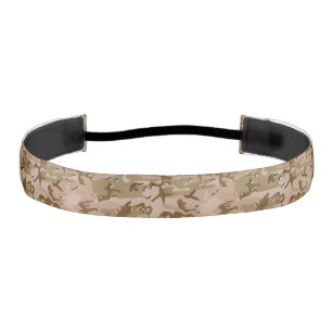 Cinta Para La Cabeza Camuflaje del desierto con guijarros, militar, ejé