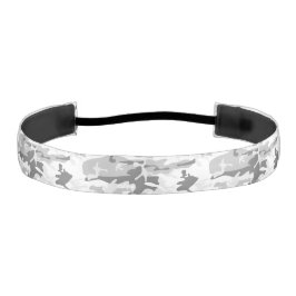 Cinta Para La Cabeza Camuflaje gris de nieve en invierno, ejército, ejé