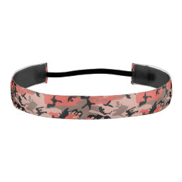 Cinta Para La Cabeza Camuflaje rojo y marrón, militar, ejército