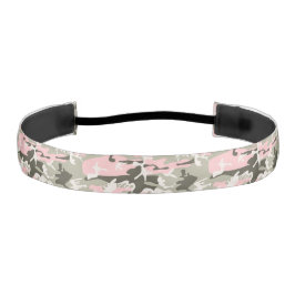Cinta Para La Cabeza Camuflaje rosa y verde, militar, militar