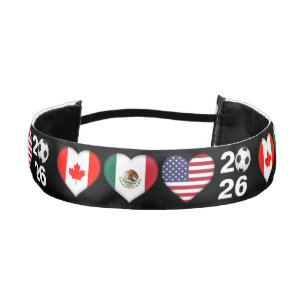 Cinta Para La Cabeza Canadá, México, EE.UU., sede del Torneo de Fútbol 