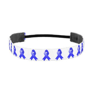 Cinta Para La Cabeza Cáncer de colon Blue Ribbon