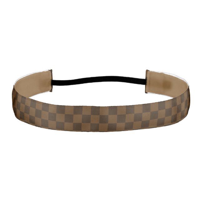 Cinta Para La Cabeza Carmel y chocolate (Anverso)