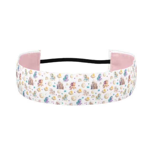 Cinta Para La Cabeza Castillo de Unicornios y Fairytale - Cabello de fa (Anverso)