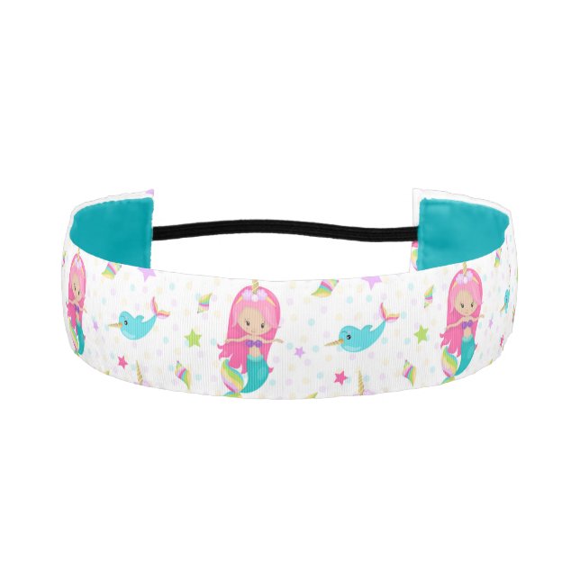 Cinta Para La Cabeza Chica Cute Mermaid Beach (Anverso)