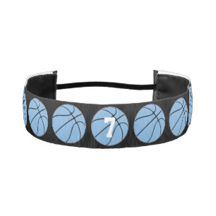 Cinta Para La Cabeza Chicas de Jersey de Carolina Light Blue Basketball