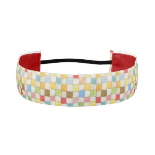 CINTA PARA LA CABEZA CINTILLO ANTIDESLIZANTE CRAZY QUILT