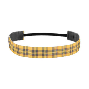 Cinta Para La Cabeza Cintillo de Grosgrain Antideslizante a Cuadros Ama