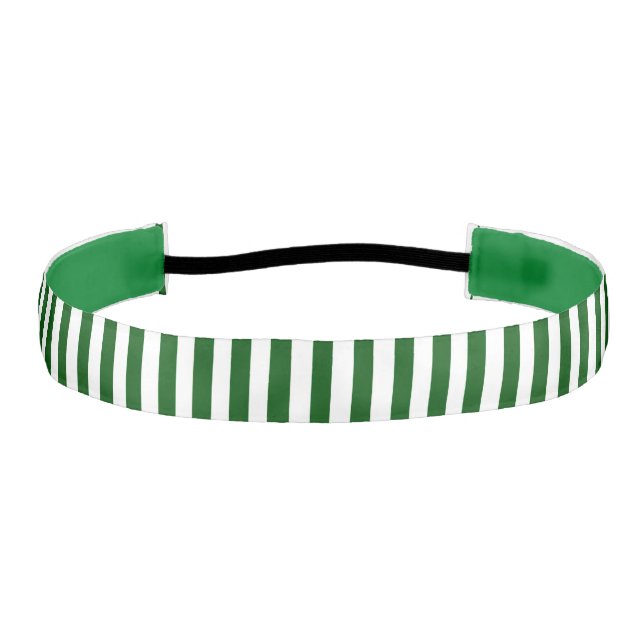Cinta Para La Cabeza Cintillo de raya verde (Anverso)