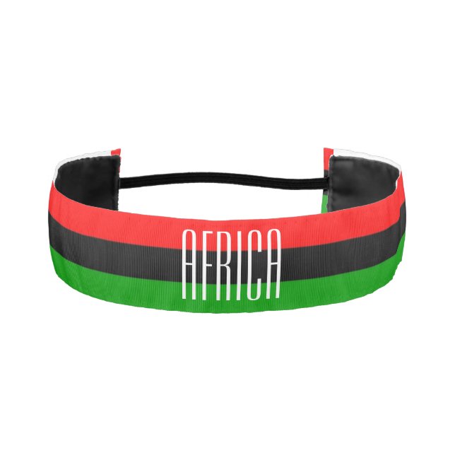 Cinta Para La Cabeza Cintillo RBG de África (Anverso)