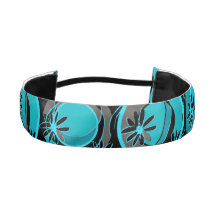 Círculos de acento Fondo Flores Verde azuladas Neg