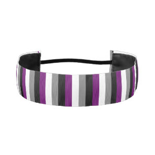 Cinta Para La Cabeza Colores asexuales de la bandera del orgullo de