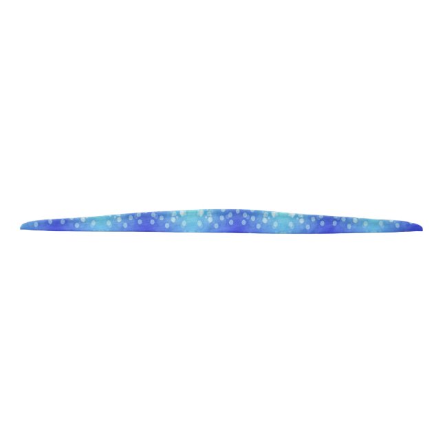 Cinta para la cabeza con gradiente azul y lunares  (Anverso)