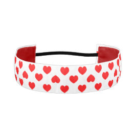Cinta Para La Cabeza Corazones Rojos Minimalistas Simple