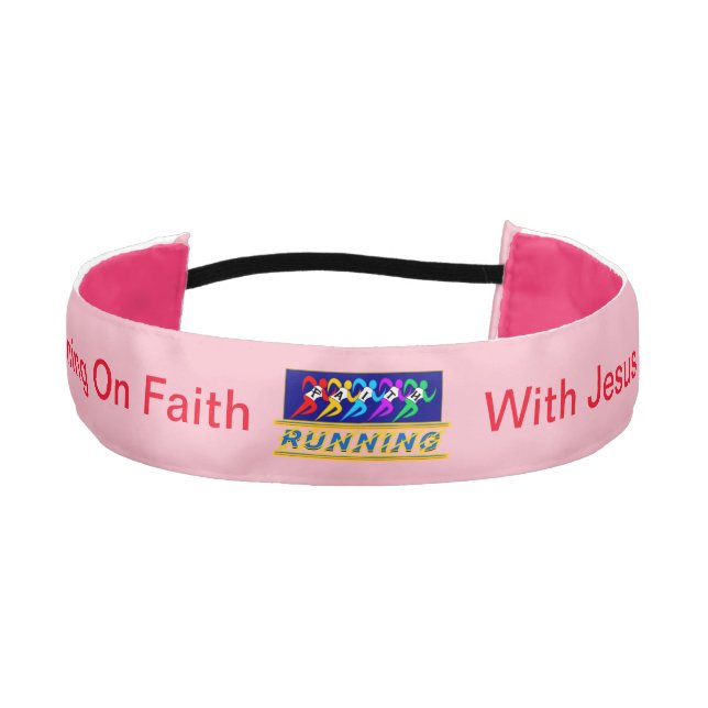 Cinta Para La Cabeza Corriendo con fe (Anverso)