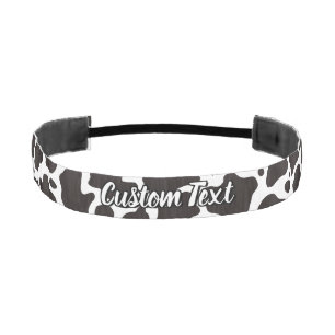 Cinta Para La Cabeza Cow Pattern Athleband Headband