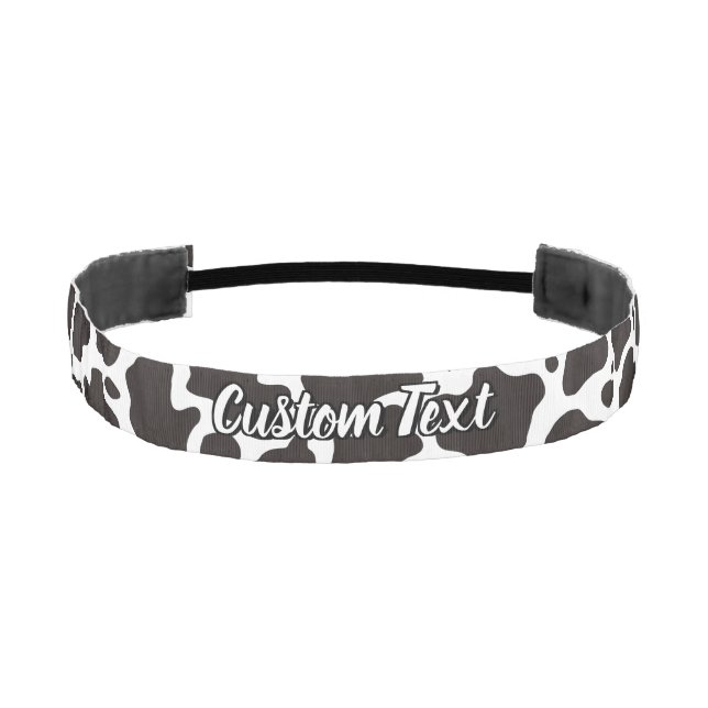 Cinta Para La Cabeza Cow Pattern Athleband Headband (Anverso)