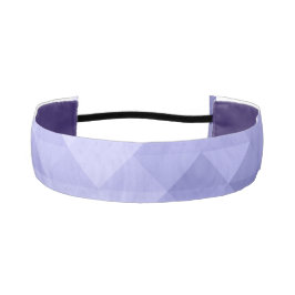 Cinta Para La Cabeza Cuadrados geométricos de triángulo violeta púrpura