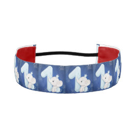 Cinta Para La Cabeza Cute Baby Elephant First Birthday