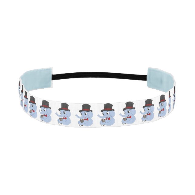 Cinta Para La Cabeza Cute elephant boy cartoon athletic headband (Anverso)