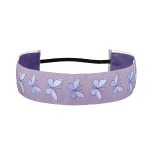 Cinta Para La Cabeza Cuto mariposa Doodle Violet
