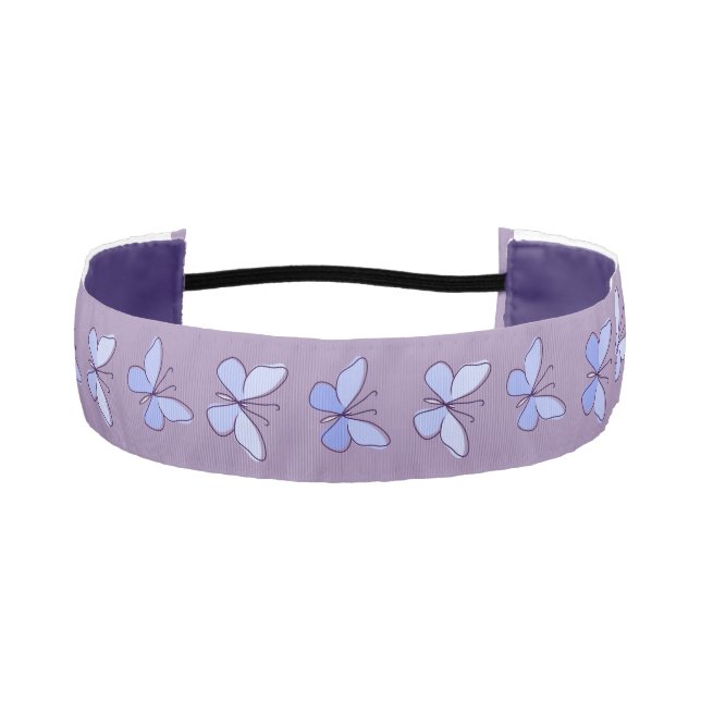 Cinta Para La Cabeza Cuto mariposa Doodle Violet (Anverso)