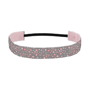 Cinta Para La Cabeza Darling Mini Heart Pattern Soft Pink/Gray