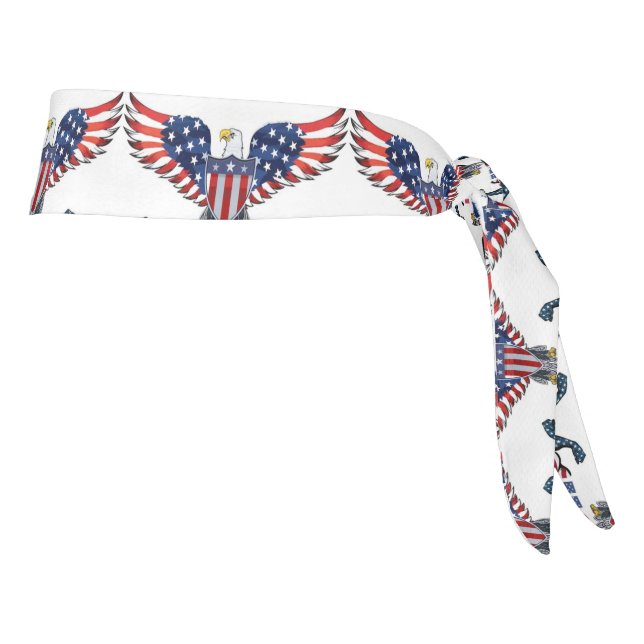 Cinta para la cabeza del águila americana (Girar 90)