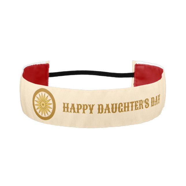 CINTA PARA LA CABEZA DÍA DE LA HIJA (Anverso)