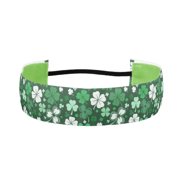 Cinta Para La Cabeza Día de Shamrock St. Patrick (Anverso)