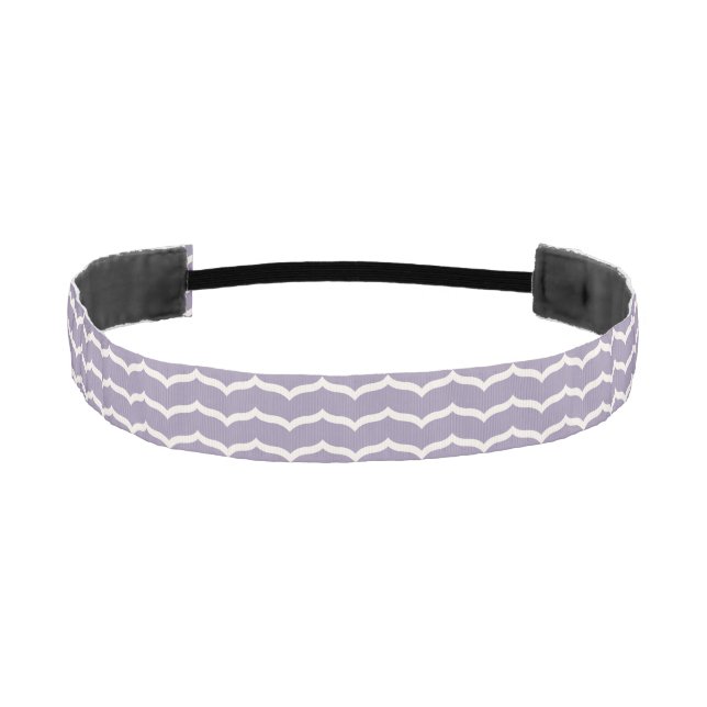 Cinta Para La Cabeza Diadema Zigzag Floreado (Anverso)