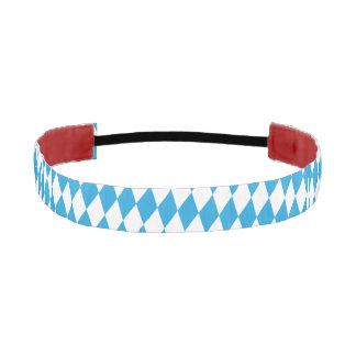 Cinta Para La Cabeza Diagonal grande bávara del azul de Oktoberfest y