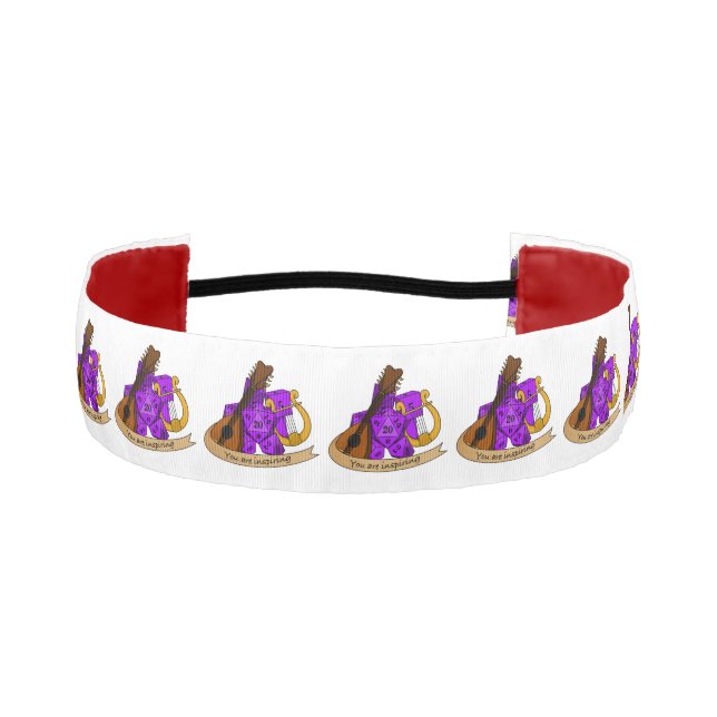 Cinta Para La Cabeza Diseño de Bard Dice (Anverso)