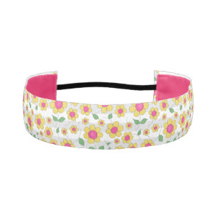 Cinta Para La Cabeza Diseño de personalizado floral lindo doodles de ma