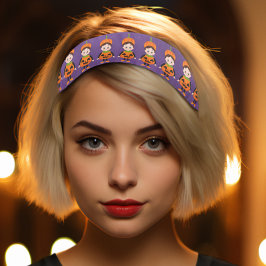 Cinta Para La Cabeza Disfraz de calabaza de Halloween para niños