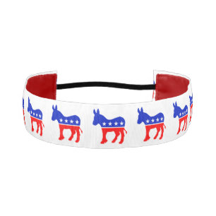 Cinta Para La Cabeza Donkey democrático 1.5"