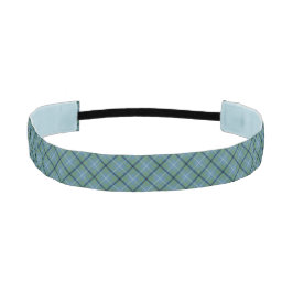 Cinta Para La Cabeza Douglas Clan Tartán Placa azul claro