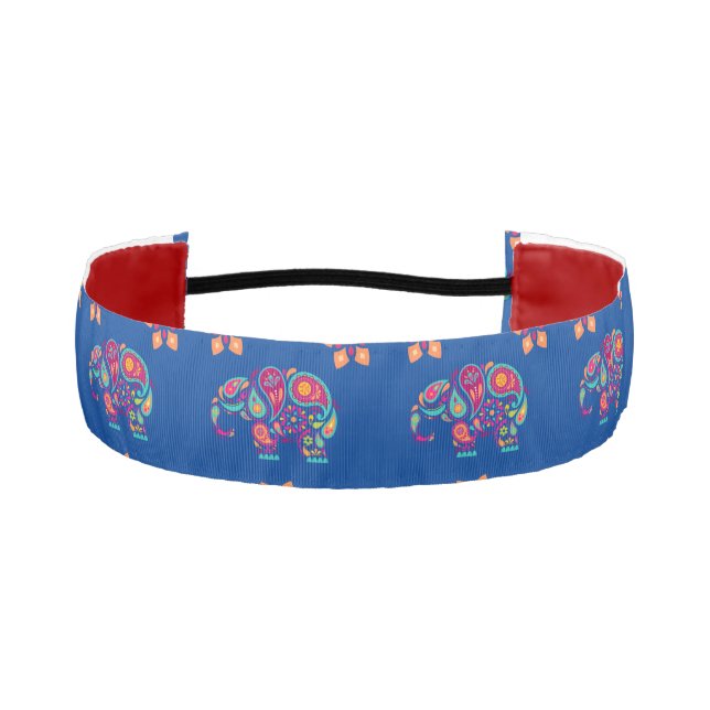 Cinta Para La Cabeza elefante indio Diwali mandala (Anverso)