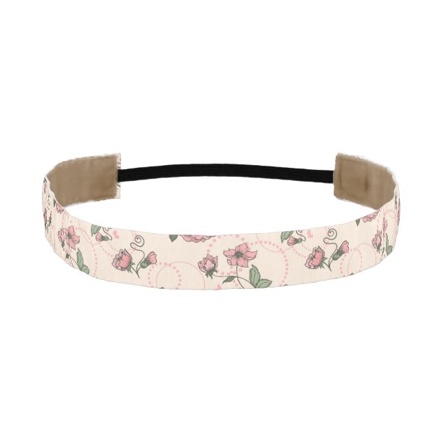Cinta Para La Cabeza Estampado de flores 5 (Anverso)