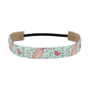 Cinta Para La Cabeza Estampado de flores del dibujo animado con los