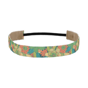 Cinta Para La Cabeza Estampado de flores del verano