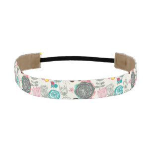 Cinta Para La Cabeza Estampado de flores en el estilo retro 5