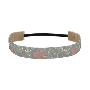 Cinta Para La Cabeza Estampado de flores retro 2